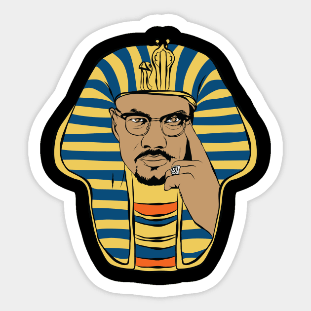 Malcom X King Sticker by Dynasty Publication